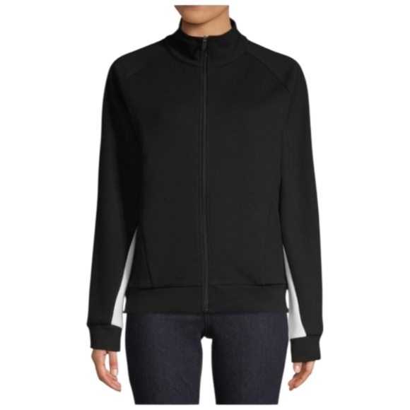 ASKYA Sweaters - ASKYA Colorblock Track Jacket Size Large